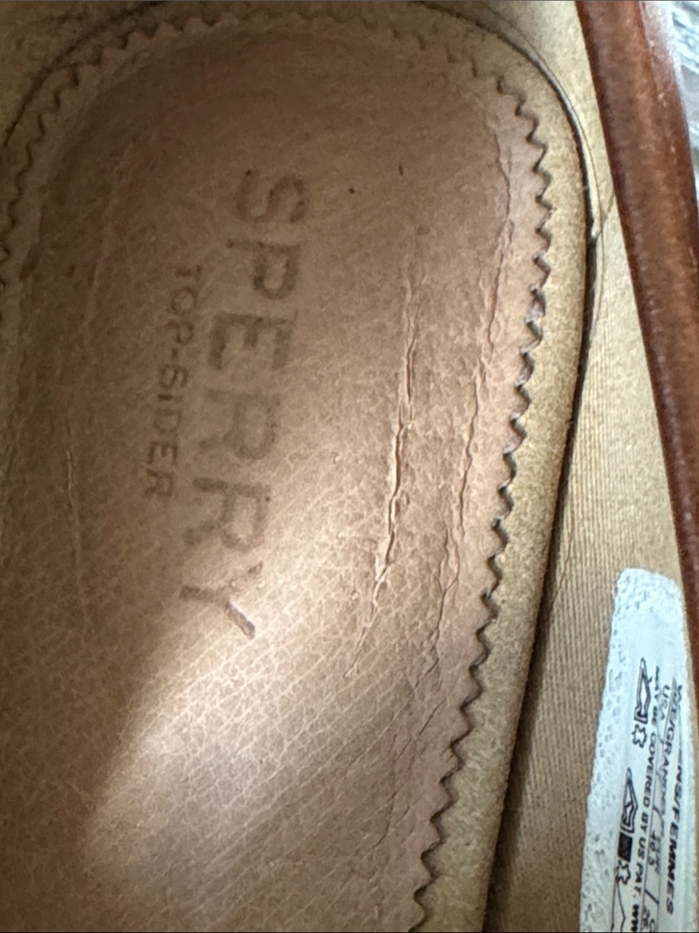 Sperry Brown Leather Block Heel Loafers - Picture 5 of 13